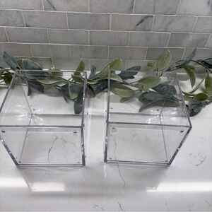 Clear Acrylic Storage Boxes - Organizing cubes